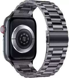 Pulseira de Aço Inoxidável para Relógio Apple, Pulseira High-End, Ultra 2, 49mm, 9, 8, 7, 45mm, 41mm, iWatch 6, 5, 4, 3, SE, 44 milímetros, 42 milímetros, 40 milímetros - Wolf Magazine