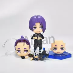 Aixlan # 2326 Mikage Reo # 2327 Rin Itoshi # 1998 Isagi Yoichi PVC Action Figure BLUE LOCK Amine Presente de Natal Brinquedos colecionáveis