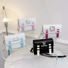 Sanrio Pu Praça Anime Bolsas De Ombro, Tote Do Mensageiro Kawaii, Bonito Dos Desenhos Animados Mochilas, Minha Melodia Cinnamorol Kuromi, Sacos De Moda - comprar online