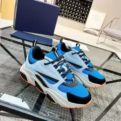 Bloco de cor pai sapatos masculinos, Calçados esportivos de topo baixo, respirável sapatos casuais, nova moda, B22, 2024 - Wolf Magazine