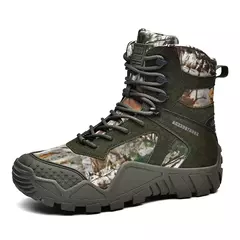 Sapatilhas de plataforma impermeáveis masculinas, botas de combate, sapatos casuais, top alto, masculino, preto, tamanho grande 46 47, ao ar livre, na moda