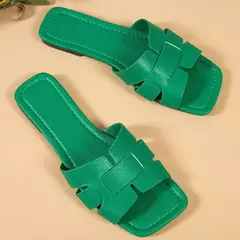 Sandálias femininas de praia ao ar livre, chinelos femininos, slides de design de marca, sapatos de luxo, verão, tendência, tamanho grande, 43, 2024 - comprar online