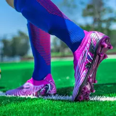 Imagem do Anti Slip Wearable Resistente ao Desgaste Sapatos de Futebol, Spikes Especiais, Sapatos de Treinamento de Futebol ao Ar Livre para Jovens Adultos, AG, FT, Novo, Top Baixo, 2024