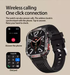 Imagem do Impermeável Smart Watch para Homens, Rastreador de Esporte ao Ar Livre, Bluetooth Call Smartwatch, Militar, GPS, Lanterna, Bússola, Huawei, Xiaomi, Novo