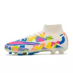 Imagem do Sapatos de futebol masculino de sola FG, sapatos de gramado ao ar livre, grampos longos especiais, botas esportivas de equipe superior alta, resistência ao desgaste, tamanho 36-45