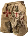 Royal Knight-Shorts de praia com secagem rápida masculina, calça casual masculina de musculação, verão street jogger, ginásio cintura baixa sexy sunga