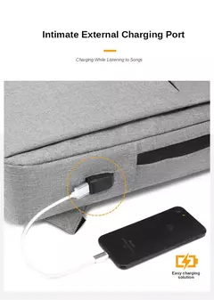 Mochila multifuncional de grande capacidade para laptop, carregamento USB, mochilas de escola de informática, bolsa impermeável Oxford para homens, viagem, masculina na internet
