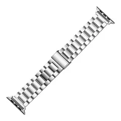 Pulseira de Aço Inoxidável para Apple Watch, Ultra Band para iWatch SE, 9, 8, 7, 6, 5, 4, 3, 2, 1, 49mm, 45mm, 44mm, 42 milímetros, 41 milímetros, 40 milímetros, 38 milímetros - comprar online