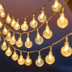 Snowflake LED String Lights para decoração de casa, Fairy Lamp, Árvore de Ano Novo, Jardim, Natal, 3m, 2024, 2025, Noel 6 - Wolf Magazine
