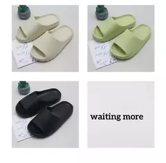 Sapatos domésticos monocromáticos unissex, sandálias macias para homens e mulheres, chinelos para casal, chinelos, interior, verão, moda - comprar online