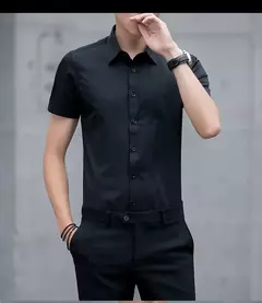 Camisa branca de manga comprida masculina negócios casual anti-rugas ajuste fino suaviza sua silhueta outono colete formal calças terno - comprar online