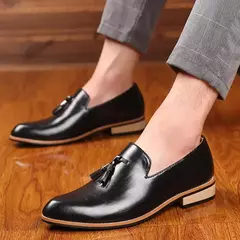 Oxfords de escritório formal masculino, Sapatos de casamento Oxford, Mocassins franjados, Sapatos sociais de luxo na internet