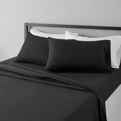 Conjunto de lençóis de casal batilo, 4 peças, com fronha, luxo, macio, plano e conjunto para cama de solteiro/completo/queen/king size - comprar online