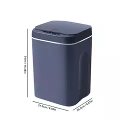 Sensor automático lixeira, elétrico, Touchless, Smart Bin, cozinha, banheiro, balde impermeável, lixo com tampa, Home Wastebasket, 16L - loja online