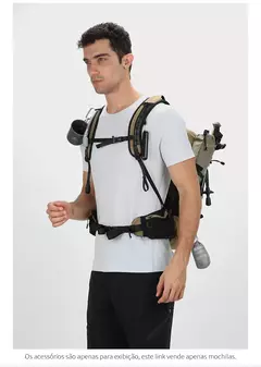 Mochila impermeável de montanhismo para homens e mulheres, Bolsa de esportes ao - loja online