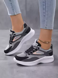Tênis leves respiráveis para mulheres, tênis de corrida, calçados esportivos, plus size, preto, masculino, feminino, mulheres, novo, 2024