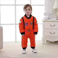 Crianças bonito astronauta cosplay traje espaço terno macacão para bebê meninos menina da criança infantil halloween festa de aniversário roupas na internet