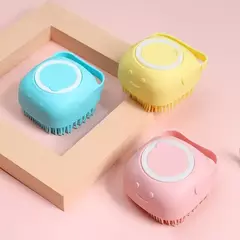 Banheiro filhote de cachorro cão gato banho lavagem luvas massagem escova silicone macio acessórios para animais de estimação para cães gatos ferramentas mascotas produtos na internet