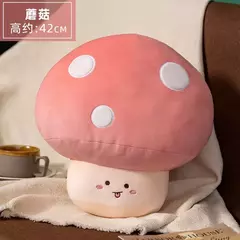 Travesseiro de frutas recheadas para meninas brinquedo de pelúcia banana macia cogumelo dos desenhos animados, cenoura e abacate presente para meninas - loja online