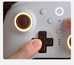 Controlador de jogos sem fio 8BitDo Ultimate 2 para PC e Android com joysticks TMR, gatilhos comutáveis, controle de movimento, 8 velocidades na internet