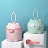 Caixa do compartimento do leite em pó do bebê, umidade-prova, portátil selado, tanque de armazenamento, alimento suplementar, compartimento do arroz