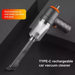 Aspirador de carro sem fio, sem fio, robô de limpeza portátil, aspiradores automáticos, sucção forte, 6000Pa - comprar online