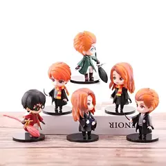 Padrões completos q posket harri potter dumbledore malfoy ron hermione snape hedwig pvc figura de vinil brinquedos boneca presente de natal brinquedo - loja online