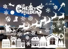 Decoração de Feliz Natal para casa, parede e janela adesivos ornamentos, guirlanda de ano novo, Noel Festoon, 2022, 2025 - loja online