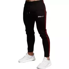 GEHT-Calça Skinny Casual Masculina, Moletom Corredores, Treino de Fitness, Calças Track, Moda Masculina, Marca Outono, Nova - comprar online
