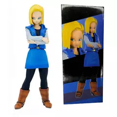 23cm anime dragon ball z android 17 18 figura android 18 pvc figuras de ação coleção modelo brinquedos para crianças presentes natal na internet