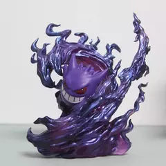 Pokemon gengar anime figura sol snorlax fantasma garra estatueta de ação 18cm estátua pvc modelo mesa decoração coleção brinquedo presente do miúdo