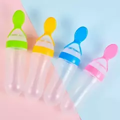 Baby Feeding Bottle com Fruit Chupeta Set, Toddler Spoon, Legumes frescos, Kids Feeder Supplies, 4Pcs - comprar online
