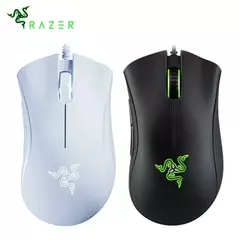 Razer-DeathAdder Essential Wired Gaming Mouse, 6400DPI, Sensor Óptico, 5 Botões Independentemente, Laptop, PC, Gamer, Original
