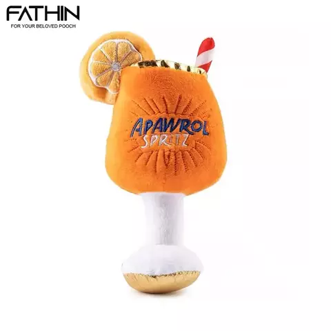 FATHIN Fantasia de algodão fofo durável para cães brinquedos estridentes brinquedos de pelúcia para animais de estimação pequenos e médios