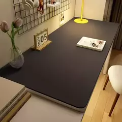 Toalha De Mesa De Couro Doméstico, Fácil De Limpar, Protetor De Mesa, Bandeja De Chá Impermeável, Mesa Grande, Teclado De Jogador E Mouse Polímero - loja online