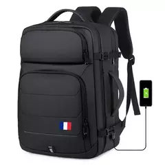 Mochilas expansíveis impermeáveis com porta de carregamento USB, Business National Flag Travel Bag, 17 "Laptop Bag, 40L - comprar online