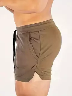 Imagem do Músculo Respirável Rapidamente Seco Correndo Calções Esportivos, Maratona Capris, Calças de Praia Fitness, Tecido de Malha Apertado, Estilo Hip-Hop, Novo, 2022