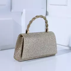 Bolsa leve bordada para mulheres, bolsa de luxo com corrente de sling, sensação alta, vestido de festa de casamento - Wolf Magazine