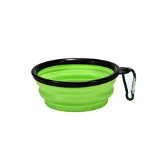 Tigela dobrável para animais de estimação, 350ml, suprimentos para cães, viagem ao ar livre, tigela portátil, tigela de comida universal para cães e gatos, tigela de água