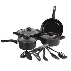 Conjunto de panelas e panelas antiaderentes, utensílio de cozinha, panelas, presentes para amigos e familiares, 13 peças - comprar online
