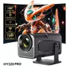 Mini Projetor Salange para Cinema ao Ar Livre, Android 11 Beam, Versão Atualizada, Suporte de Vídeo Físico, 720P, HY320, 4K, 8K, HY320, Pro