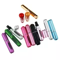 10 pçs/lote 5ml mini garrafa de perfume recarregável com bomba de perfume spra - comprar online
