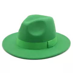 Imagem do chapeu feminino chapeu chapeu masculino gorro Chapéu fedora mulheres fita banda homens chapéus de aba larga igreja casamento clássico bege branco chapéu do inverno das mulheres dos homens 2021 new gorras hombre