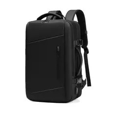 Mochila de viagem das mulheres dos homens expandido grande capacidade saco caminhadas negócios mochilas para portátil carregamento usb à prova dwaterproof água escola volta pacote
