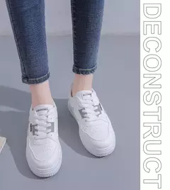 Tênis de plataforma casual feminino, combina com tudo, tênis esportivo, corrida, academia, designer, sapatilhas, novo, primavera, 2022 - Wolf Magazine