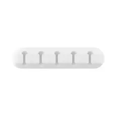 Imagem do Auto-adesivo Cabo Winder, Suporte de Carregamento USB, Fio Envolvido Cabo, Organizador Da Mesa, Material de Escritório, Desktop, 3, 5, 7 Clips