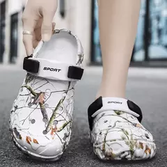 Sandálias planas para homens, chinelos masculinos de jardim, sandálias plataforma, tênis masculinos, chinelos ao ar livre, tamancos domésticos, sapatos de verão, 2024 - Wolf Magazine