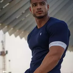 Camiseta corrida de manga curta masculina, camiseta respirável casual, blazer de treino fitness, corrida ao ar livre, verão, alta qualidade, nova - loja online