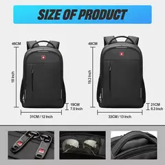 SWISS MILITARY-Mochila impermeável para laptop USB de grande capacidade 17 "para homens, mochila de negócios de moda para escola, mochila - loja online