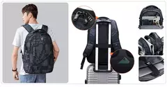 2024 à prova dwaterproof água 17/20 Polegada portátil mochila dos homens avião mochila de viagem das mulheres oxford saco escolar masculino moderno
